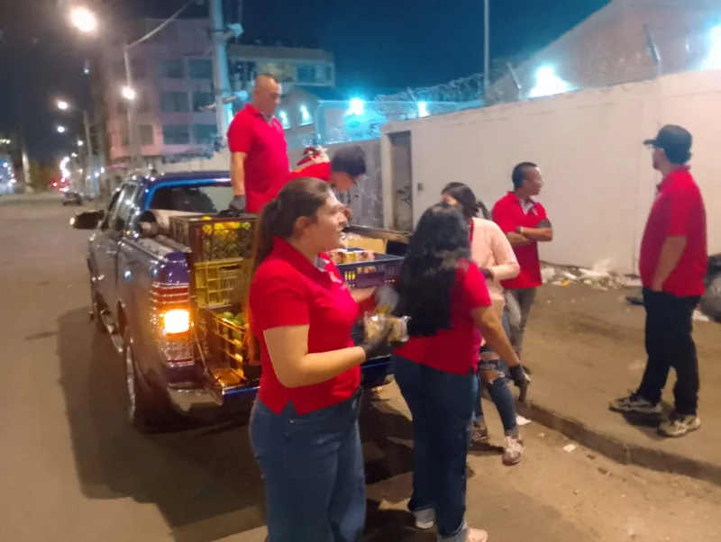 Alimentos a población habitante de calle